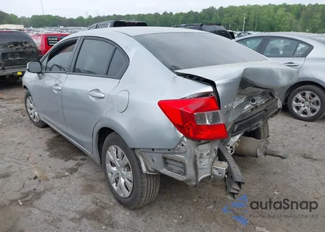 2012 Honda Civic Lx из США, поврежденный, VIN 2HGFB2F56CH560545